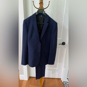 Express Slim Fit Blue Suit